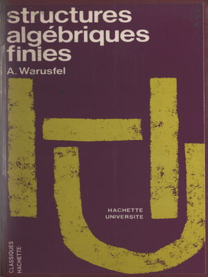 cover image of Structures algébriques finies